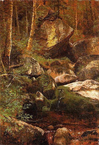 Albert Bierstadt Forest_Stream France oil painting art